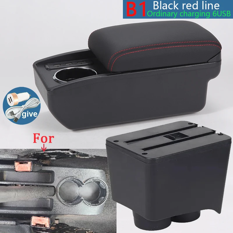 Voor Volkswagen Polo Armsteun Doos Voor VW Polo 9N3 Auto Armsteun Gewijd 2002-2009 Opbergdoos Retrofit interieur Auto Accessoires