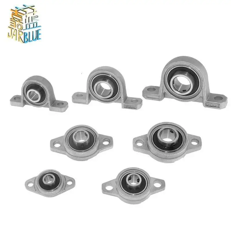 

1pcs Zinc Alloy Diameter 8mm To 30mm Bore Ball Bearing Pillow Block Mounted Support Kfl08 Kfl000 Kfl001 Kp08 Kp000 Kp001 Kp002