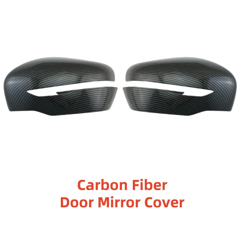 For Nissan Rogue Sport Qashqai X-Trail 2015 2016 2017 2018 2019 Car Carbon  Accessories Side Door Mirror Covers Trim Paste Style view 3