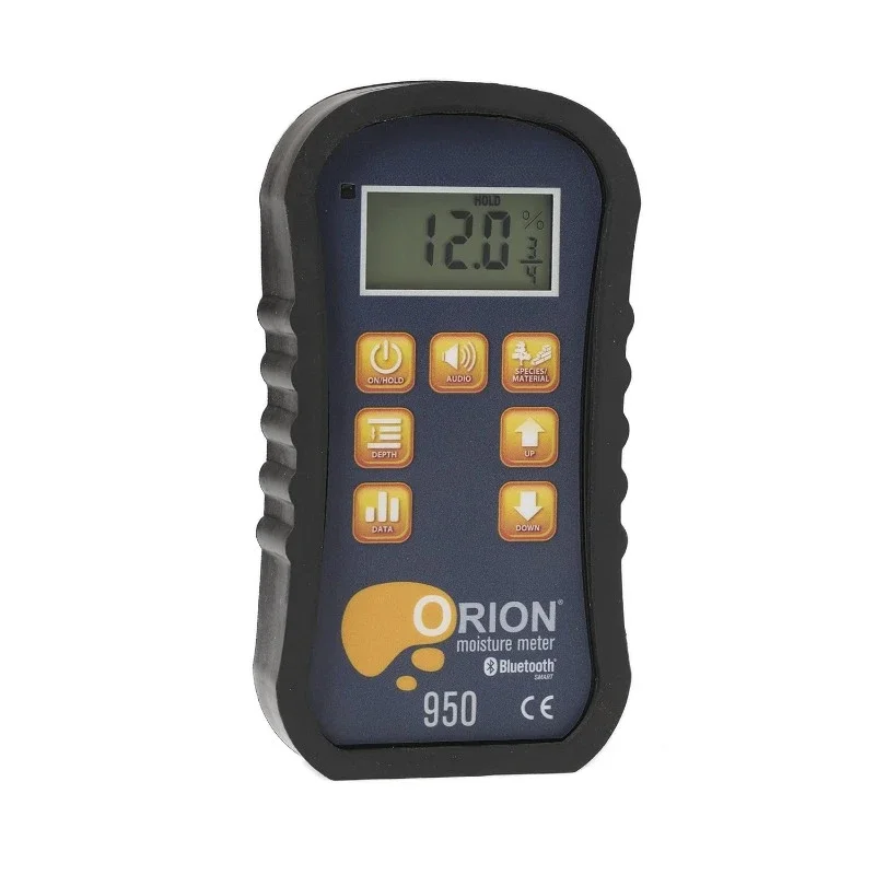 home.Orion 950® Pinless Wood Moisture Meter I Accurate, Non-Damaging, Dual Depth Lumber Moisture Measurement, Bluetooth, Auto EM