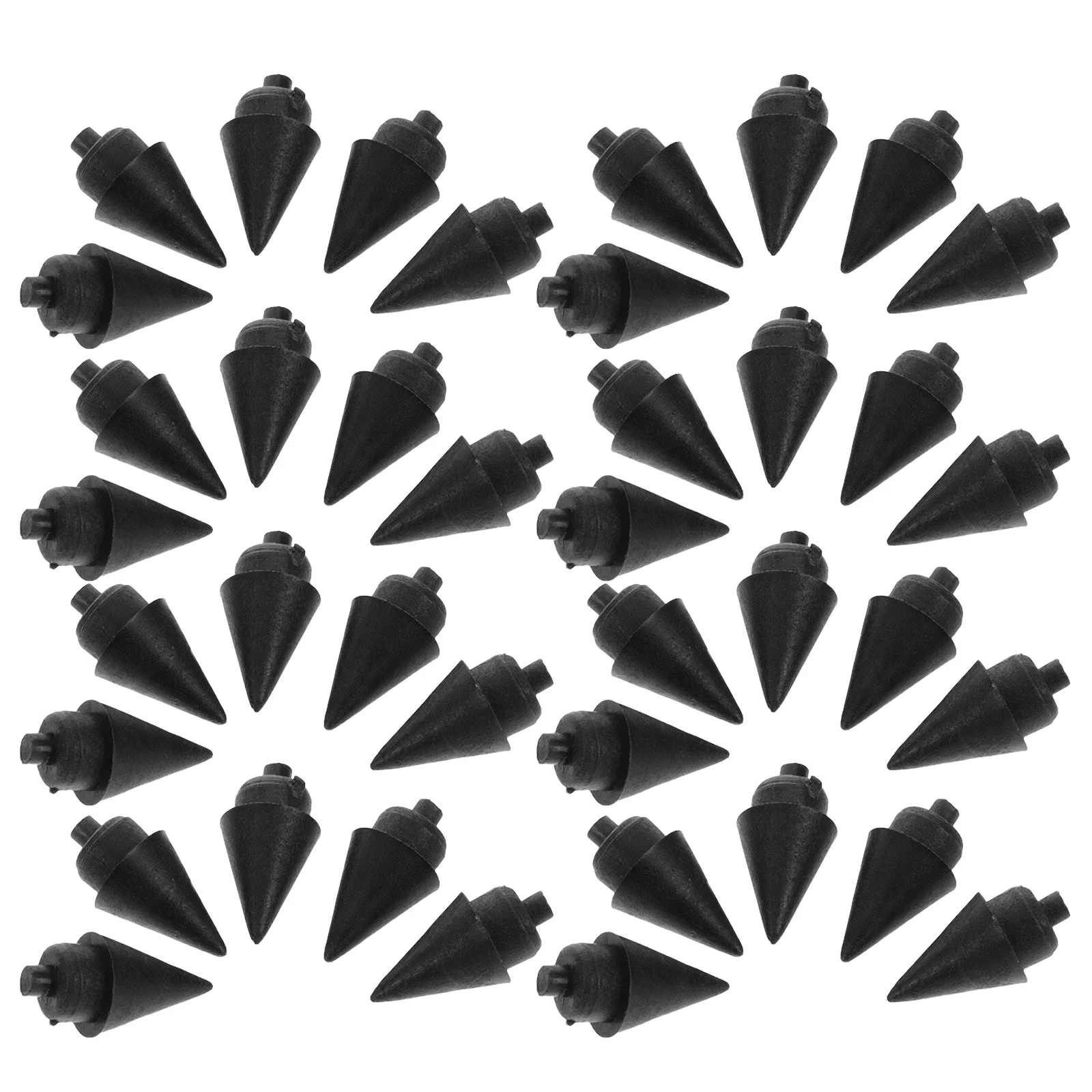 

48Pcs Motorcycle Tire Repair Insert Tools Black Spiky Heads Universal Replacement Puncture Repair Plugs Kit Durable Portable