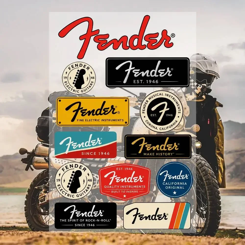 F-enD-er Aesthetic Graffiti Waterproof PVC Stickers for Car Motorcycle Skateboard Helmet Notebook