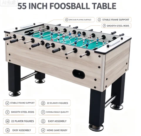 2026 Heavy Duty Customizable Tabletop Foosball Table Home Use Soccer Game for Adults and Kids Competitive Playpromote sales