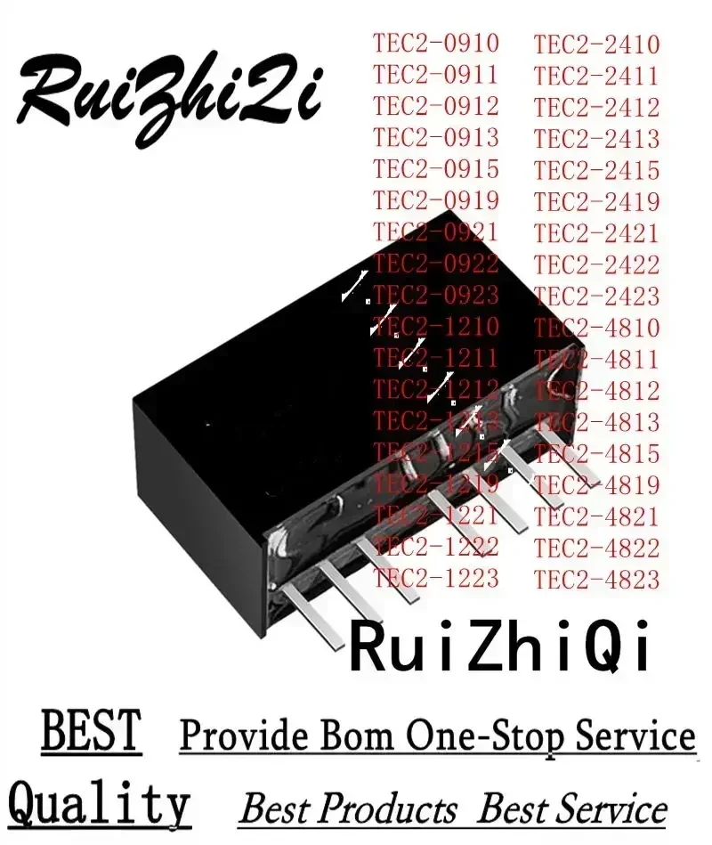 

10PCS/LOT TEC2- TEC 2 - 0910 0911 0912 0913 0915 0919 0921 0922 0923 1210 1211 1213 1215 1219 1221 1222 1223 2 Watt DC/DC POWER