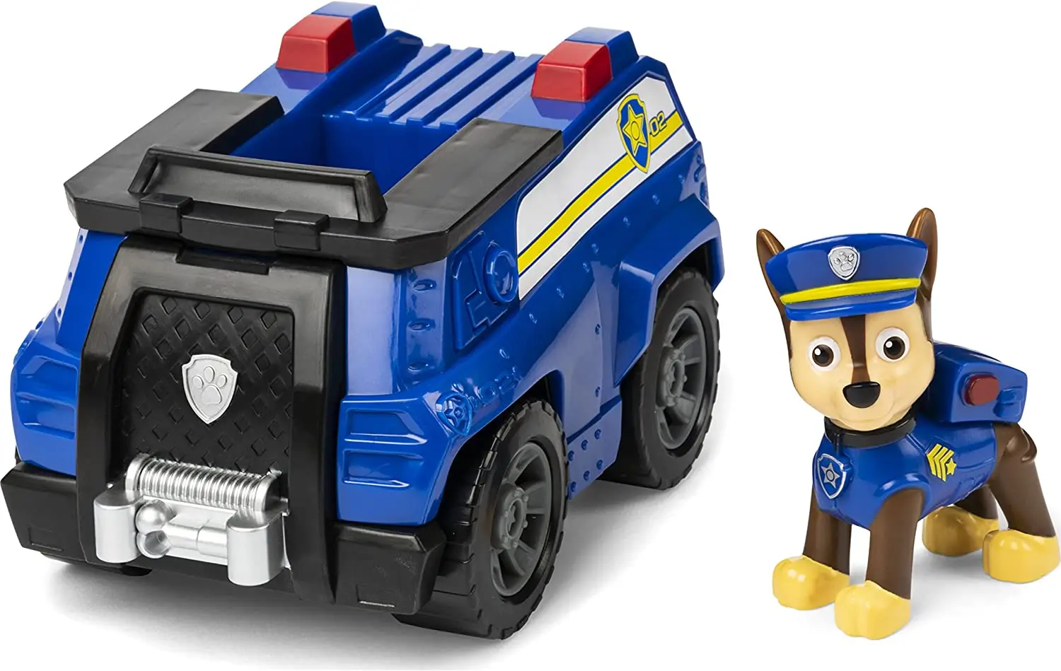 Original Paw Patrol Chase’s Patrol Cruiser Vehicle with Collectible Figure Anime Action Figures Model Toy Children Birthday Gift