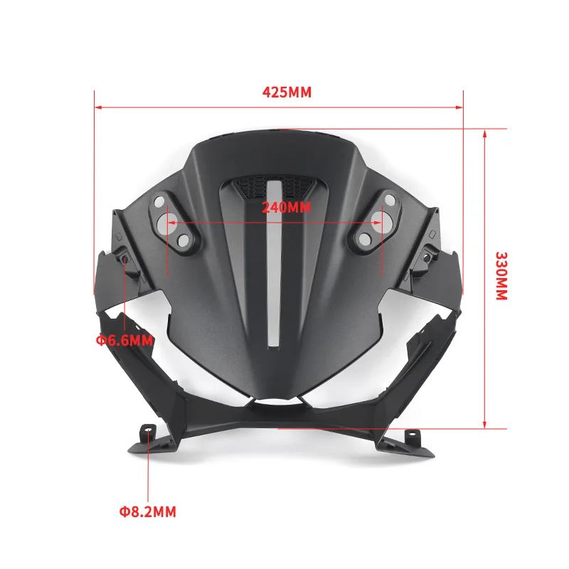 For CFMOTO 675SR-R Headlight Deco Plate CF675SR CF650-10 SRS675 Headlight Decorative Panel Motorcycle Accessories Original Parts