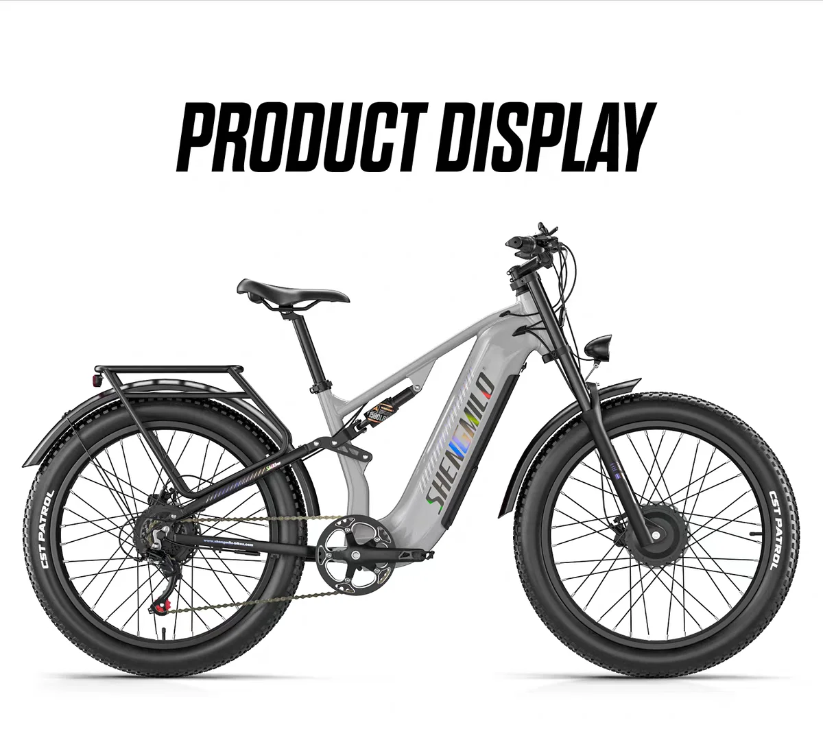 New Shengmilo S600 POR Electric bike 2000w dual motor 48V 25AH battery Electric bicycle 26 inch fat tire mountain riding E-bike