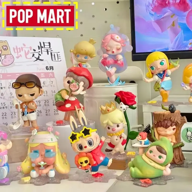 

Genuine Pop Mart Hand In Hand Series Blind Box Anime Art Figure Desktop Decoration Collectible Fashion Birthday Gift In Stock