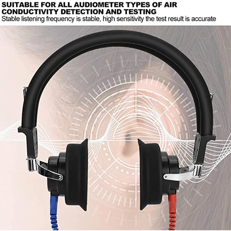 Brand New TDH39 DD45 Audiometer Audiometric Earphone Air  Conduction Transducers Headsets Hearing Tester