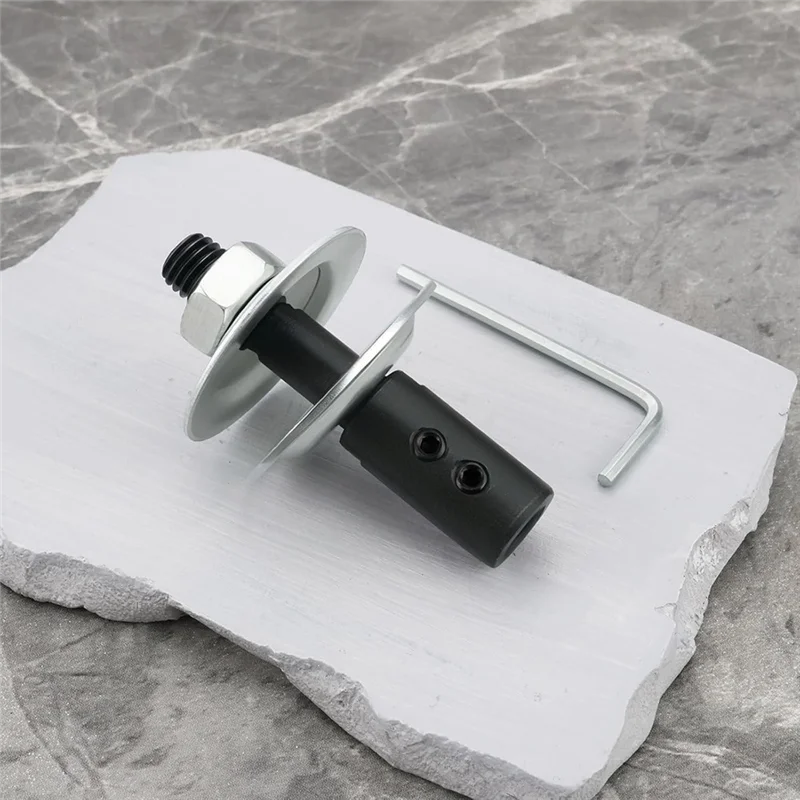 

4PCS Bench Grinder Extension Shaft Arbor Extender 8Mm To 10Mm With Wrench And Washer For Polisher Sander