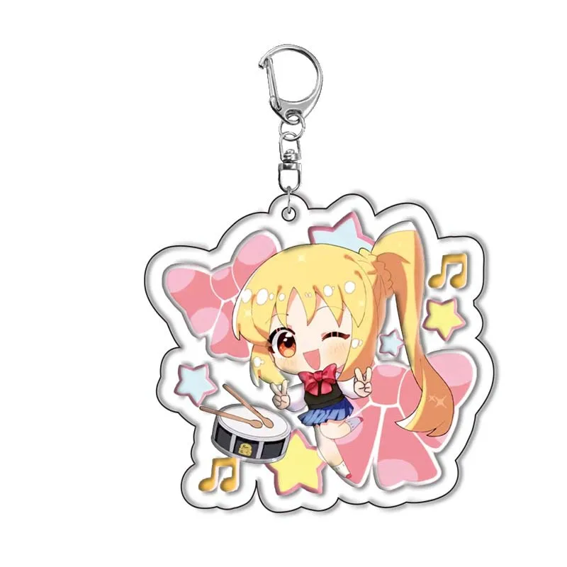 بوتشي ذا روك! أنيمي الكرتون يامادا ريو غوتوه هيتوري شخصيات سلسلة مفاتيح مصنوعة من الأكريليك اكسسوارات Kawaii لطيف سيارة قلادة لعبة سحرية #5