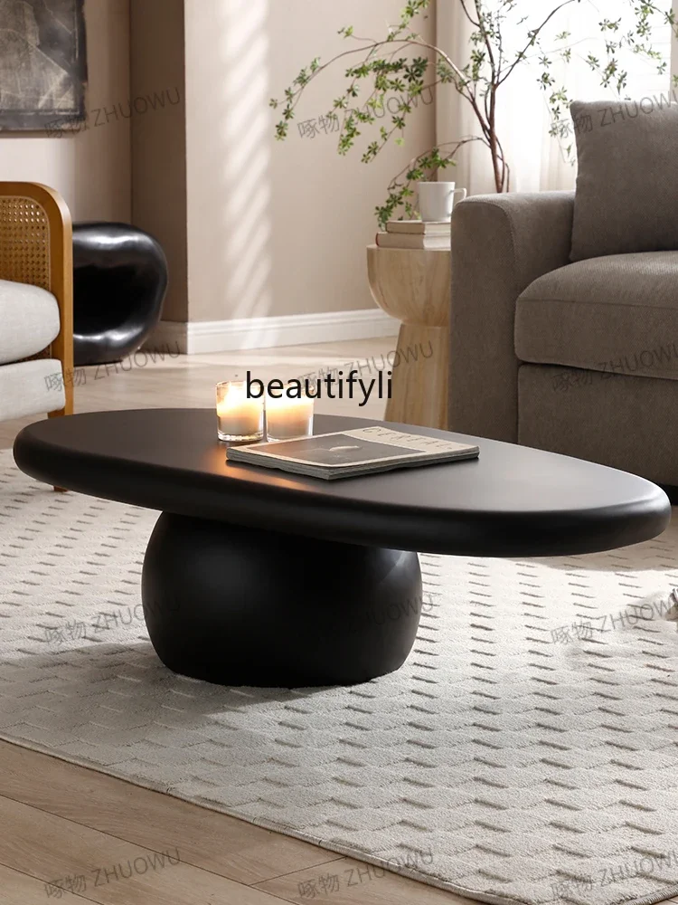 zzPost-Modern Style Irregular Tea Table Special-Shaped Tea Table Middle-Ancient Living Room B & B Art