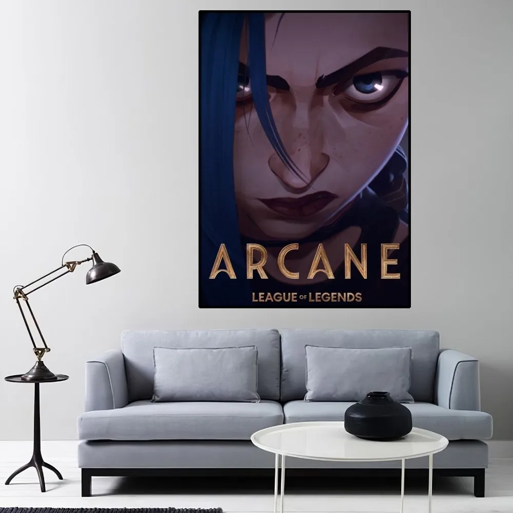 Arcane L-LOL Poster Home Room Decor Livingroom Bedroom Aesthetic Art Wall Painting Stickers