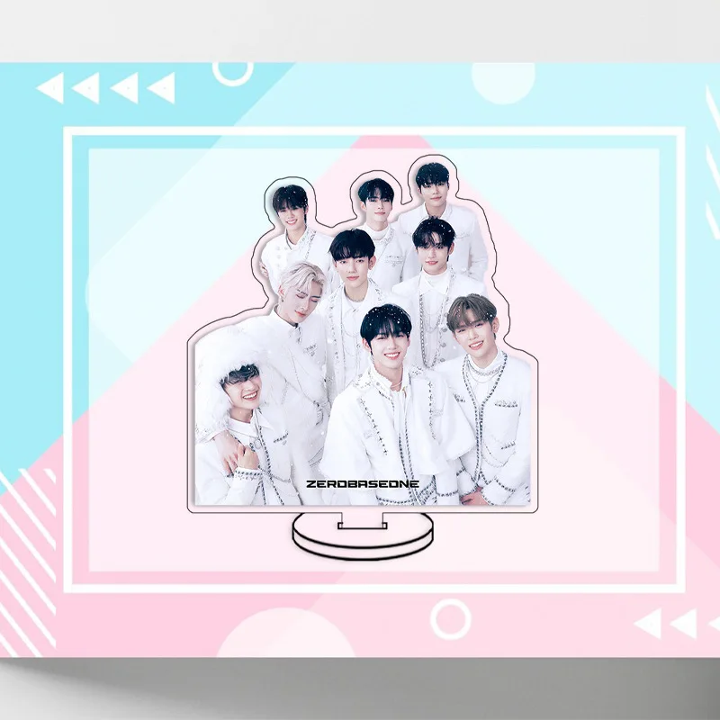 Kpop ATEEZ ZB1 (G)I-DLE Acryl Stand Figuur RIIZE Karina Irene Hot Idol Groep Standee Display Model Fans Desktop Decor Geschenken