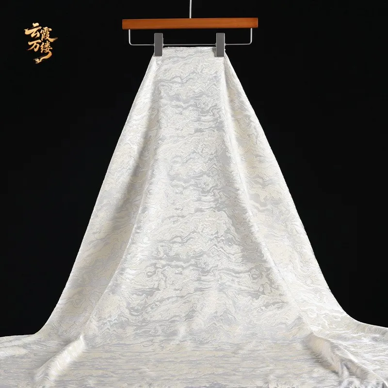 Light and elegant rock irregular three-dimensional relief fabric dress design