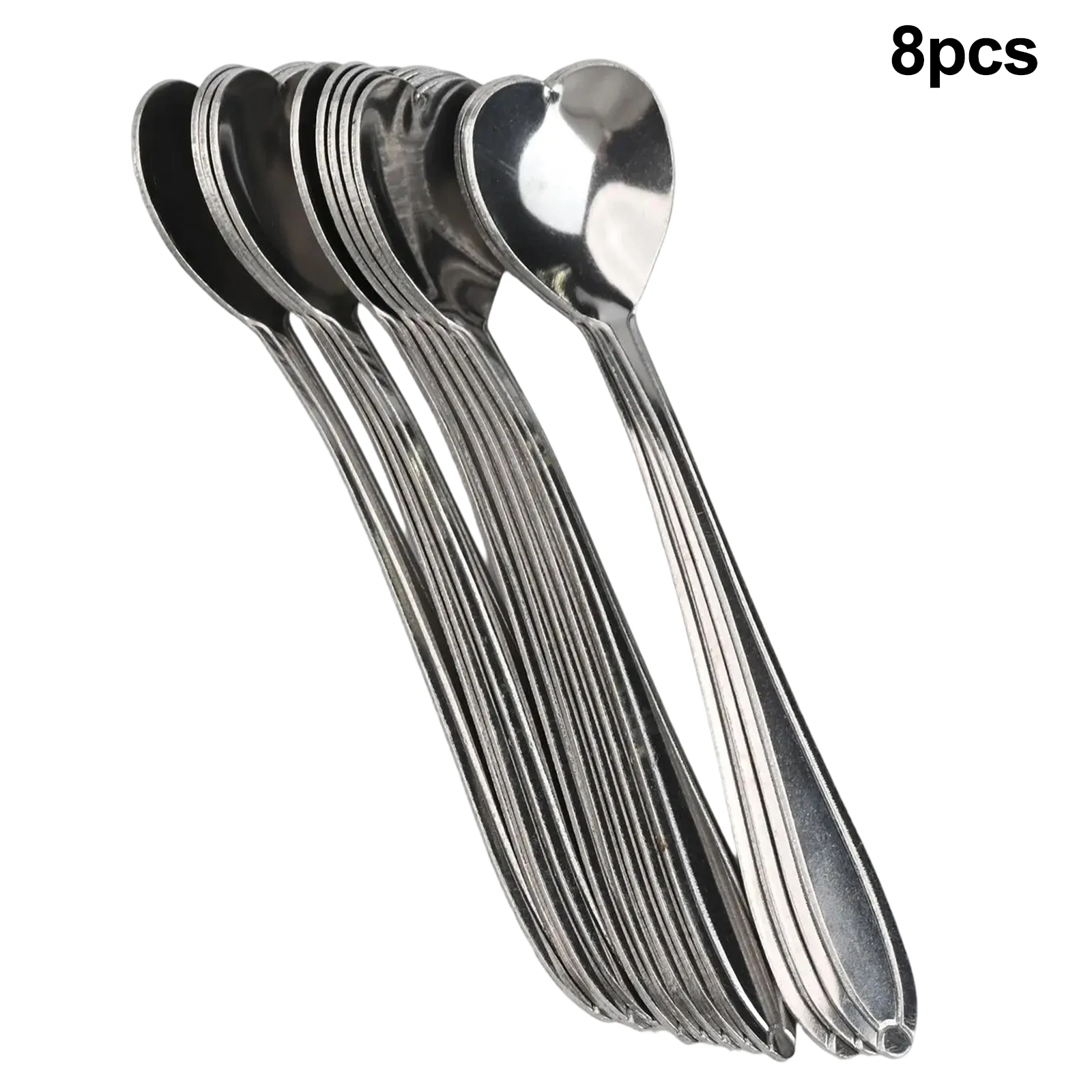 Heart Shaped Coffee Spoons in Premium Stainless Steel Great for Adding a Touch of Elegance to Any Dining Table Setting
