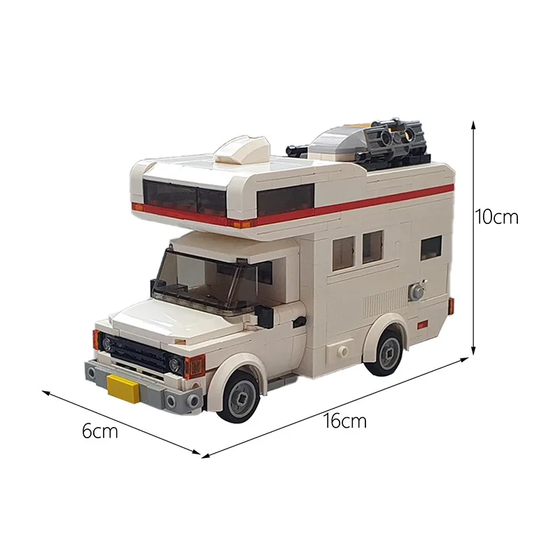 Technical Hot City Series Camper Camp Motor Home Building Blocks Touring Camping Car Bricks Toys Birthday Gifts for Children Boy