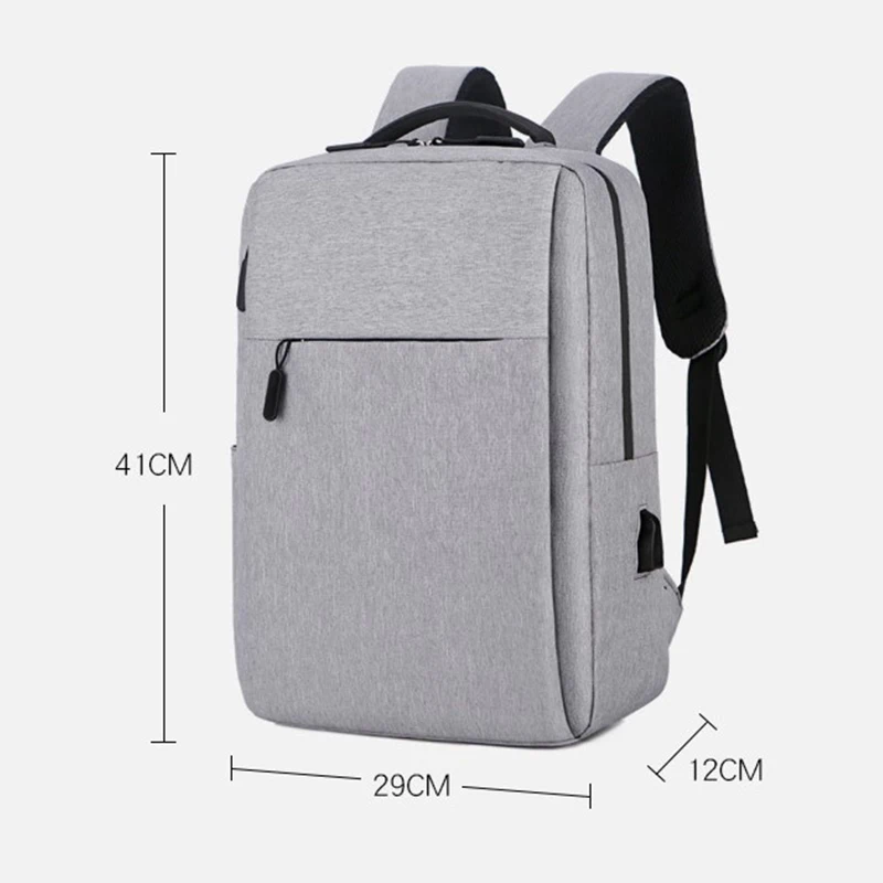 Laptop Backpack Travel Business Work Bag Waterproof Daypack with USB Charging Port Large Capacity Shoulder Bag Schoolbag