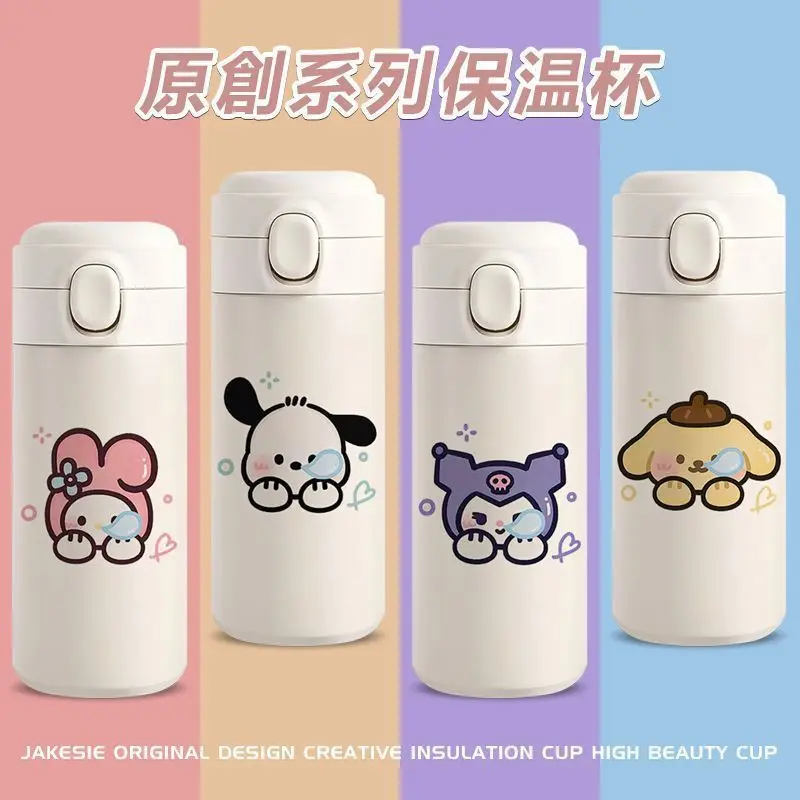 

Kawaiikuromi Cute Mini Thermos Cup Portable Lightweight High Beauty Stainless Steel Water Bottle for Girls Daily Outdoor Use
