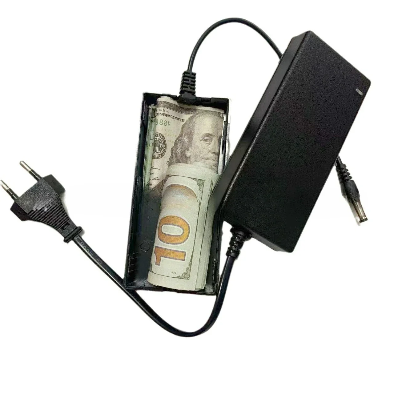 صندوق تخزين مفاتيح شاحن الكمبيوتر المقلد، محول مموه مضاد للسرقة، صندوق تخزين أموال خاص مخفي، صندوق نقود #4