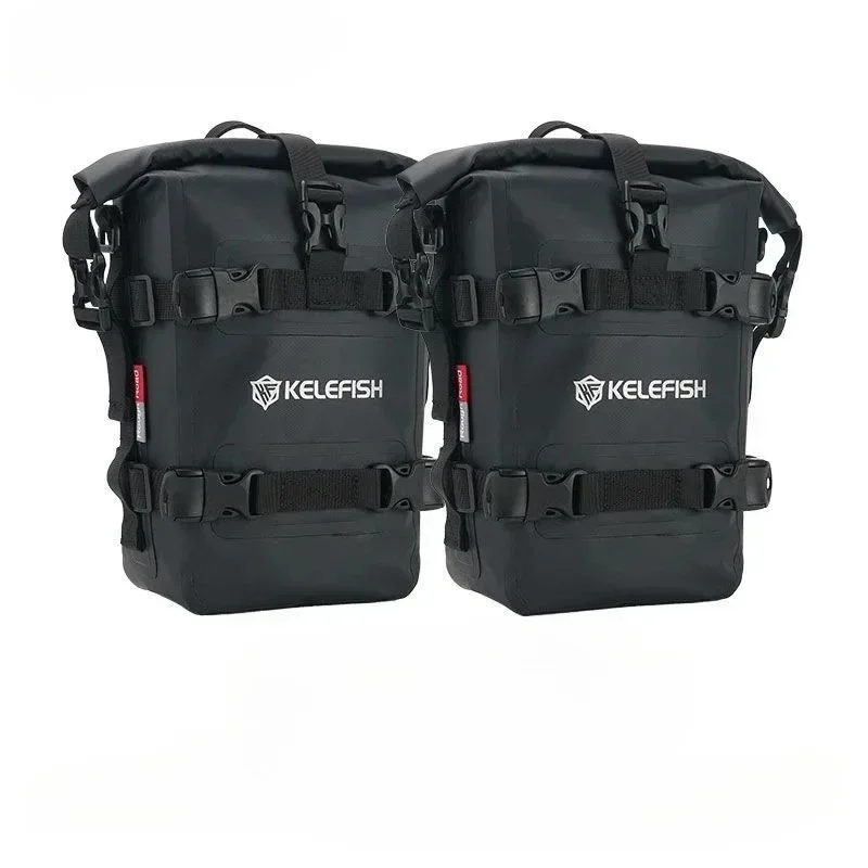 2026 New Multi functional Motorcycle Crash Bar Bag Waterproof Large Capacity Quick Release Motorbike Side Bag For Travel