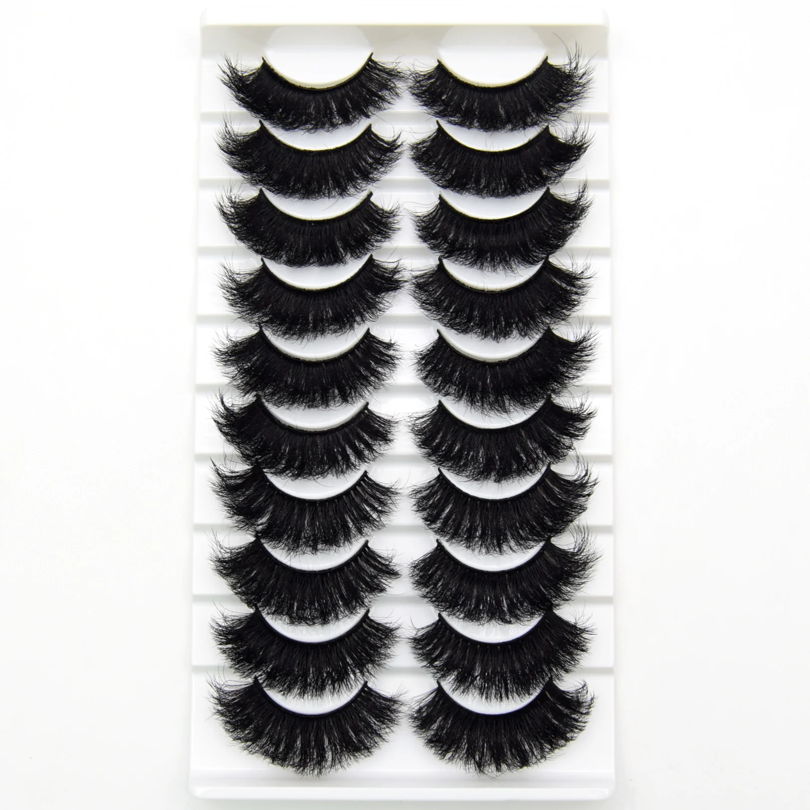 3/5/10pairs Fake Eyelashes Thick Long False Eyelashes Dramatic Lashes 3D Faux Mink Eyelashes Wholesale Full Strip Lashes Makeup