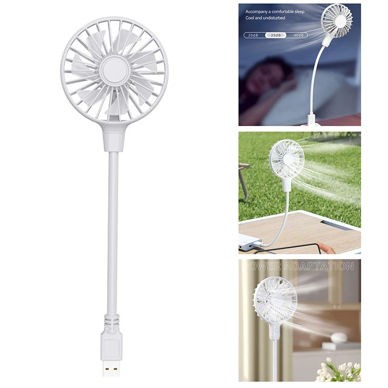 Flexible Portable Mini USB Fan for Power Bank Notebook Computer Summer Travel Cooling Gadget Mobile Phone USB Fans