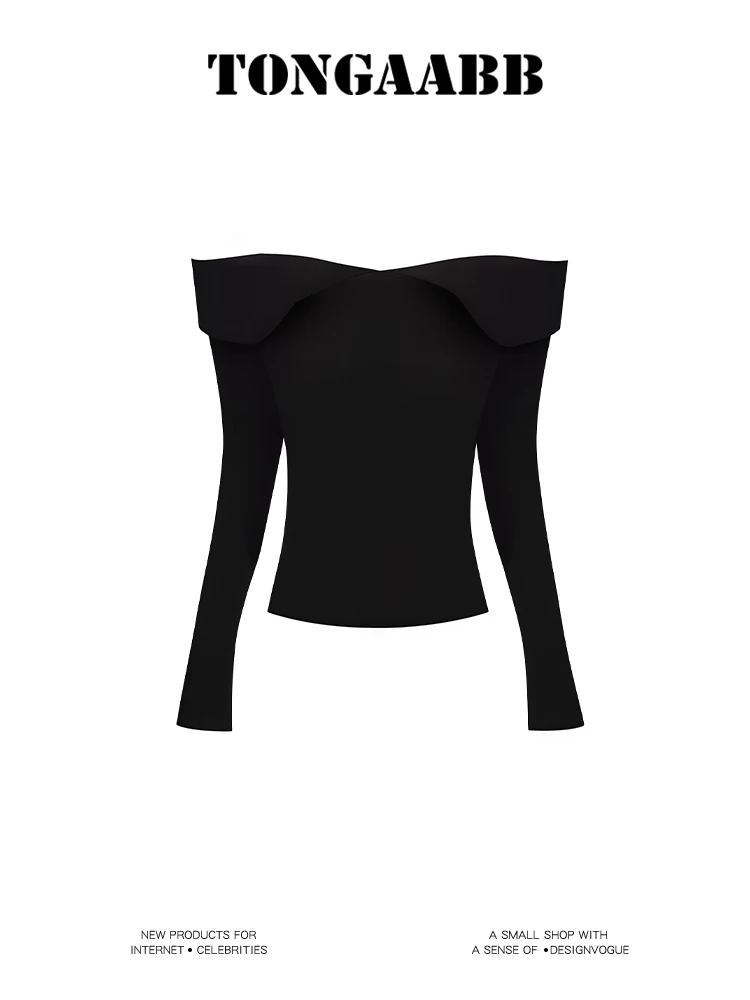 

Женская футболка Harajuku, корейская футболка Y2k, эстетичная уличная одежда 90-х годов, винтажная футболка с длинным рукавом и разрезом на шее, модная одежда 2000-х годов