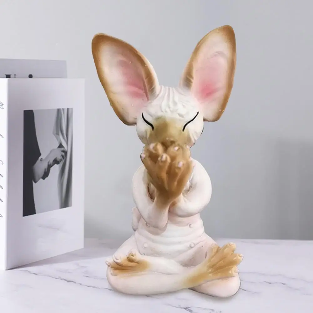 Ornement de chat sur le thème de la contemplation, Figurine de méditation de chat Zen, Sculpture de bouddha en résine, décoration de maison pour passionnés de méditation