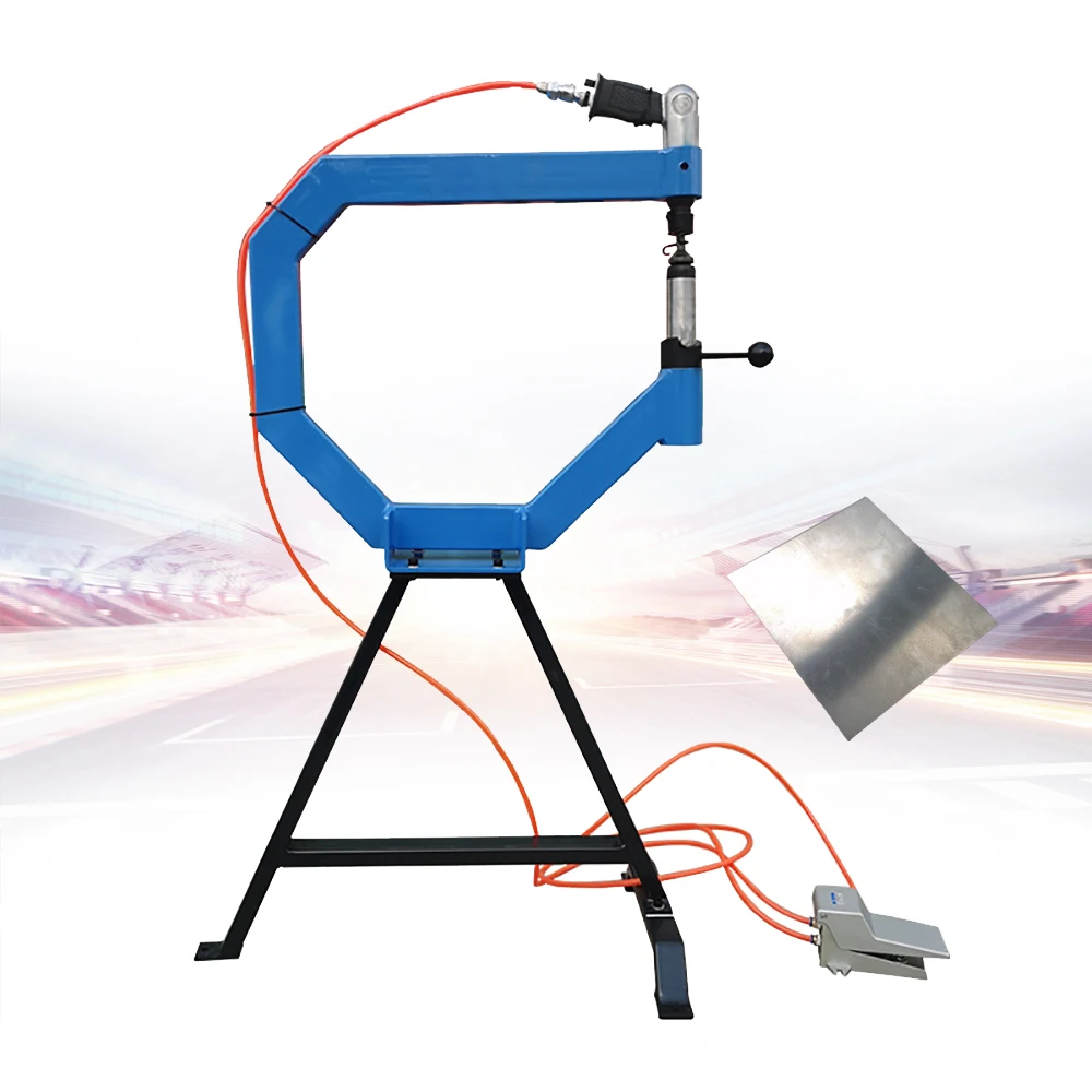 Martello per piallatura pneumatico con macchina per modellare la piastra sottile a 3 fessure per la riparazione del corpo automatico Strumento per lisciare l'acciaio, l'alluminio e l'ottone