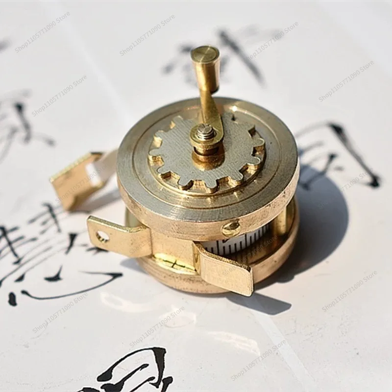 For Manual Reel, Vintage Copper Flywheel, Small Tape Measure, Measuring Sewing Tools