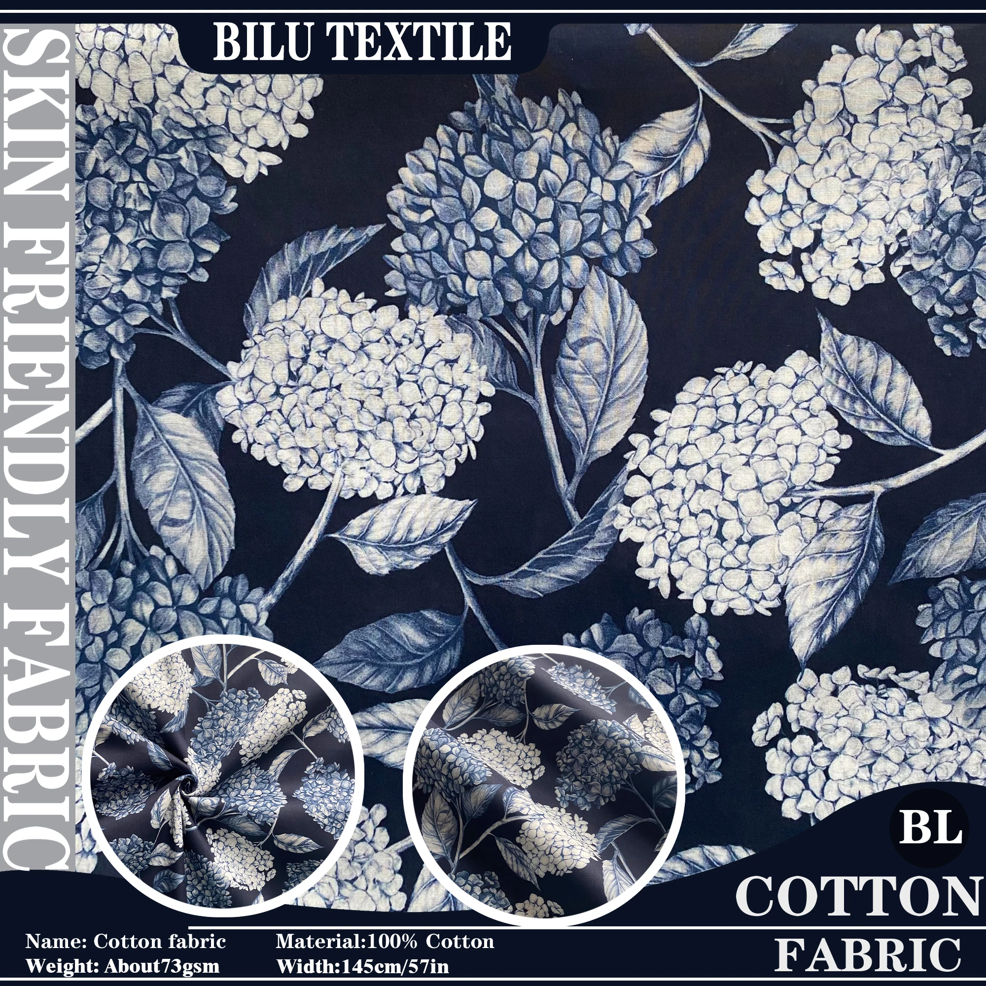

1/2/3/4/5/10M 100% Cotton Fabric Azores 80S Long-Staple Cotton Poplin printing Sewing Making Dress Clothing Handmade DIY cloth