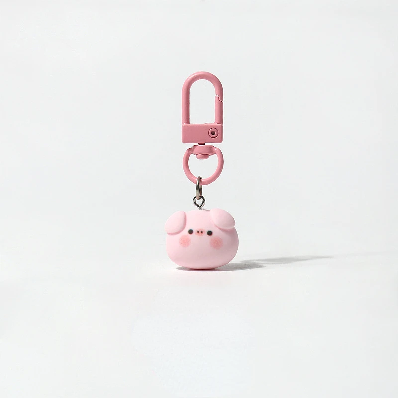 Cartoon Cute Pink Pig Keychain Pendant Daily Cute Animal Accessories Small Bag Hanging Key Chains Kawaii Pendants