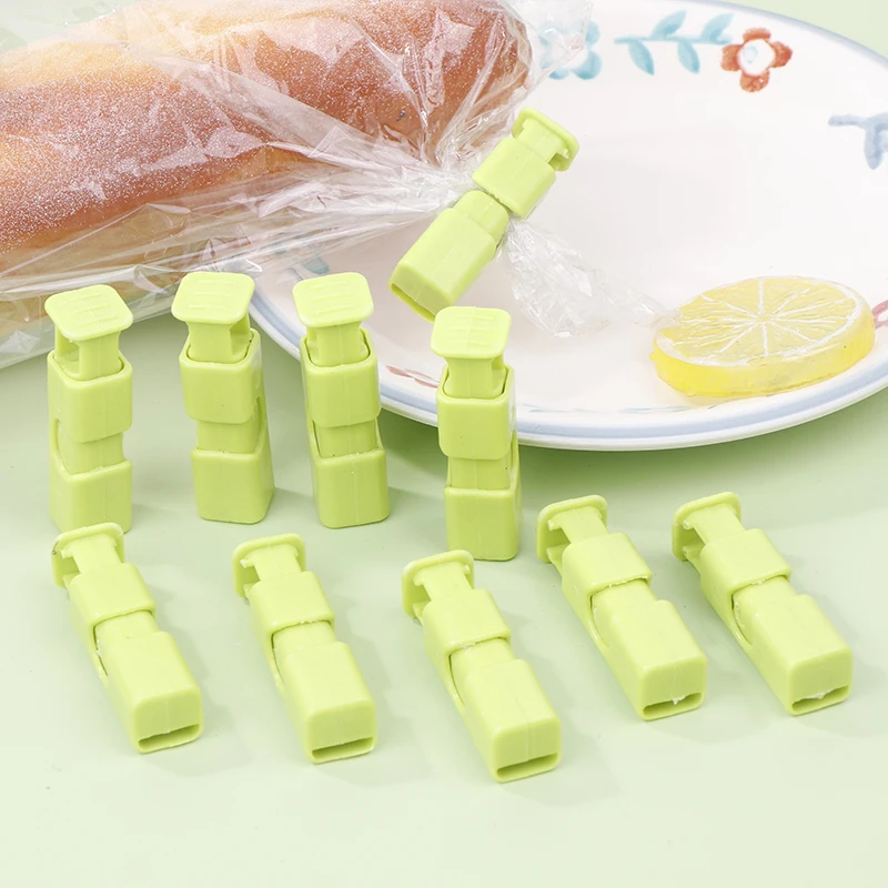 10 pz Clip di tenuta sacchetto di conservazione degli alimenti Clip Snack conservazione degli alimenti freschi sigillo sacchetto Clip sigillante morsetto strumento di conservazione della cucina
