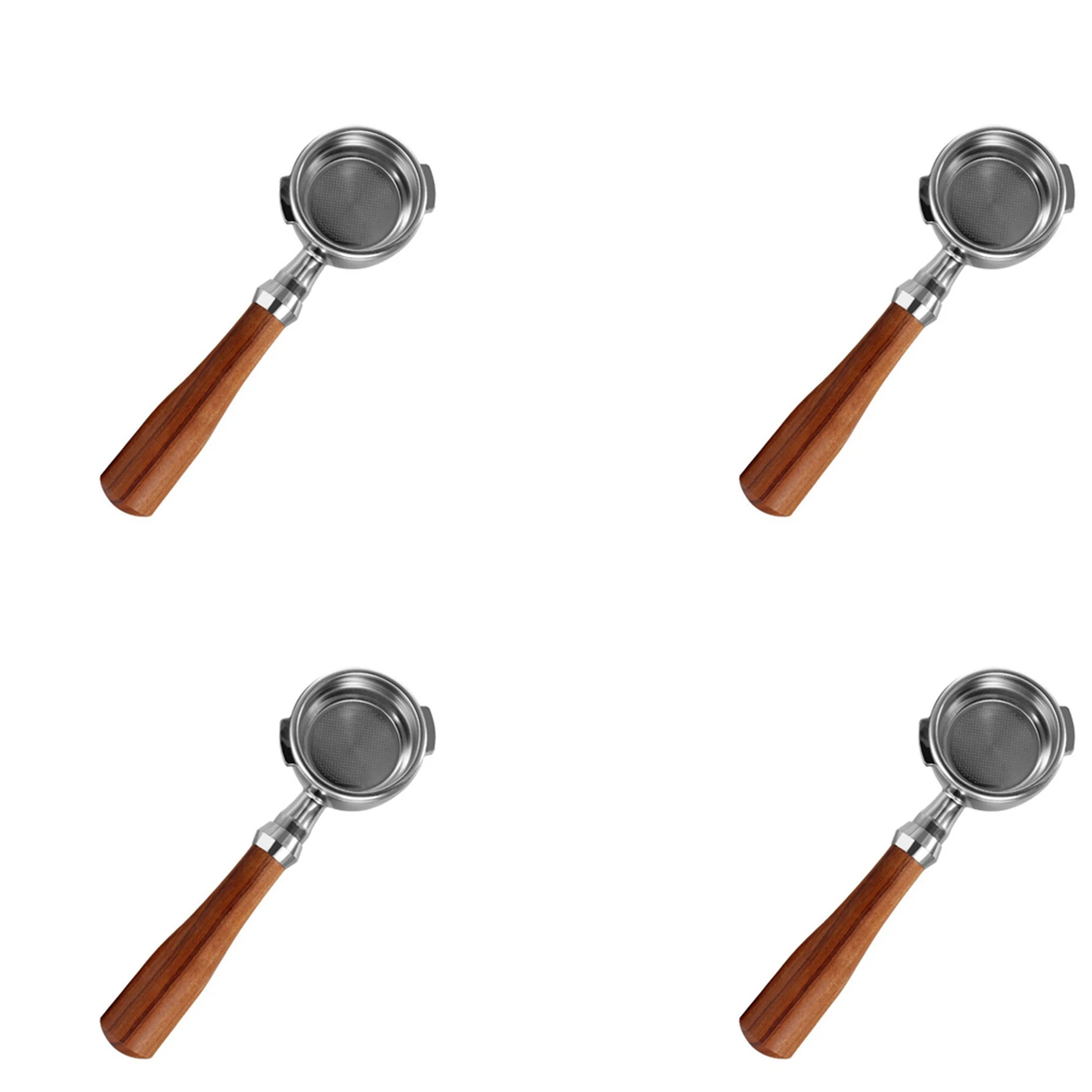 AFOURT-4 Stück 58 mm Kaffee-Siebträger ohne Boden für GAGGIA Filterkorb, Ersatz für Espressomaschinen, Zubehör, Kaffeewerkzeug B – Detail 3