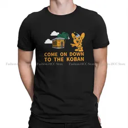 Pipo-Kun Pipo Kun Mascot Tokyo Police Station Polyester TShirt for Men Come on Down to the Koban Basic Casual T Shirt