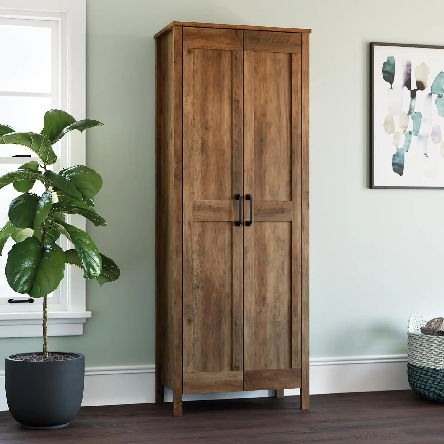 Miscellaneous Storage Cabinet, Rural Pine Finish