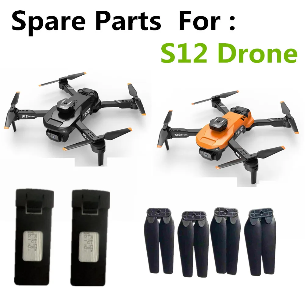 S12 Battery / Propeller Maple Leaf Accessories Use For S12 Drone S12 Batteries Spare Parts