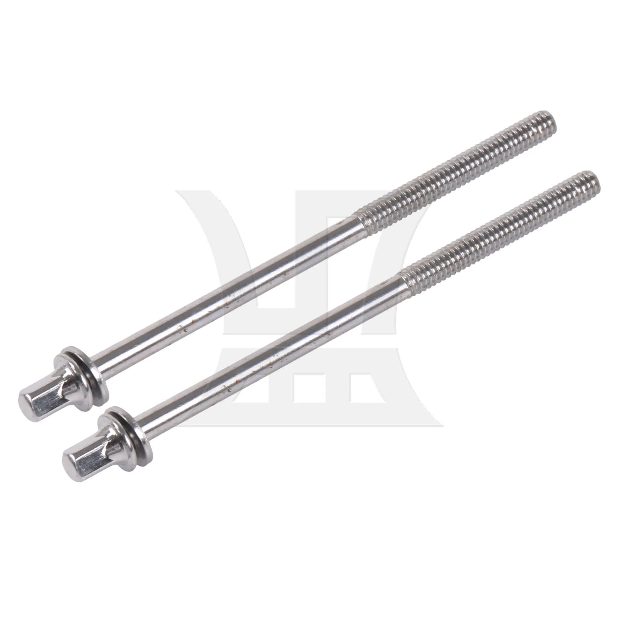 

Yibuy 1pc Drum Screw Tension Rod 5 x 100mm Silver For Drum Kit Repair Replacement Parts