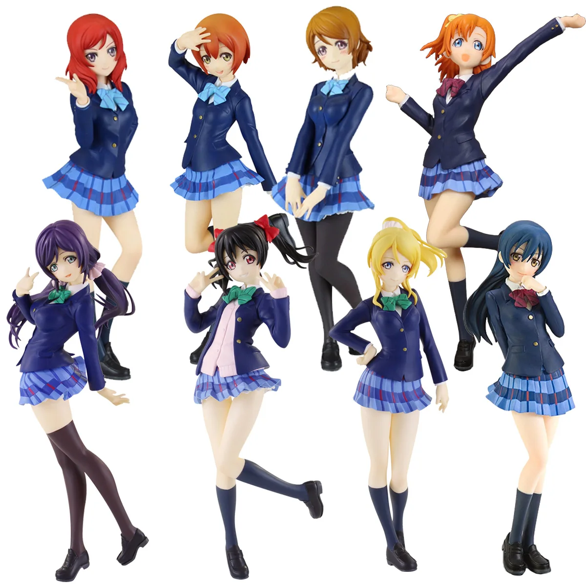 15CM Amine LoveLive! Schule Idol Projekt Figur Schuluniform Yazawa Modell Puppen Nozomi Tojo Spielzeug Geschenk Maki Nishikino Honoka