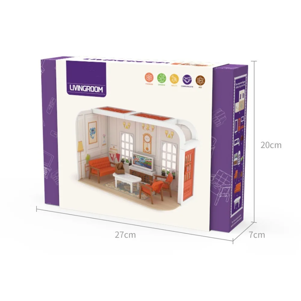 ห้องครัวเฟอร์นิเจอร์บ้านตุ๊กตา Miniature ของเล่นฉาก Miniature รายการตุ๊กตาอุปกรณ์เสริม Miniature เฟอร์นิเจอร์