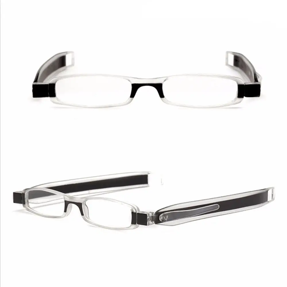 Ultraportability Old Man Folding Rotation +1.0 +1.5 +2.0 +2.5 +3.0 +3.5 +4.0 Mini Reading Eyeglass Spectacles Glasses