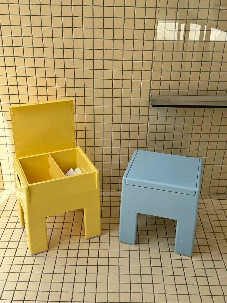 Home shoe changing stool Children's medieval storage low stool Creative home shoe wearing small bench