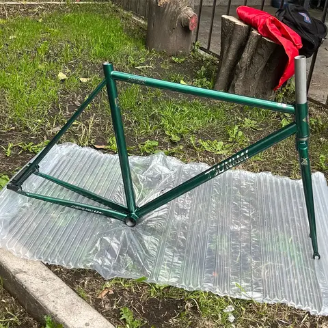 크롬 몰리브덴 강철 쓰나미 4130 50cm/52cm/55cm 자전거 프레임 고정 기어 자전거 프레임 세트 (프론트 포크 사이클링 액세서리 포함)