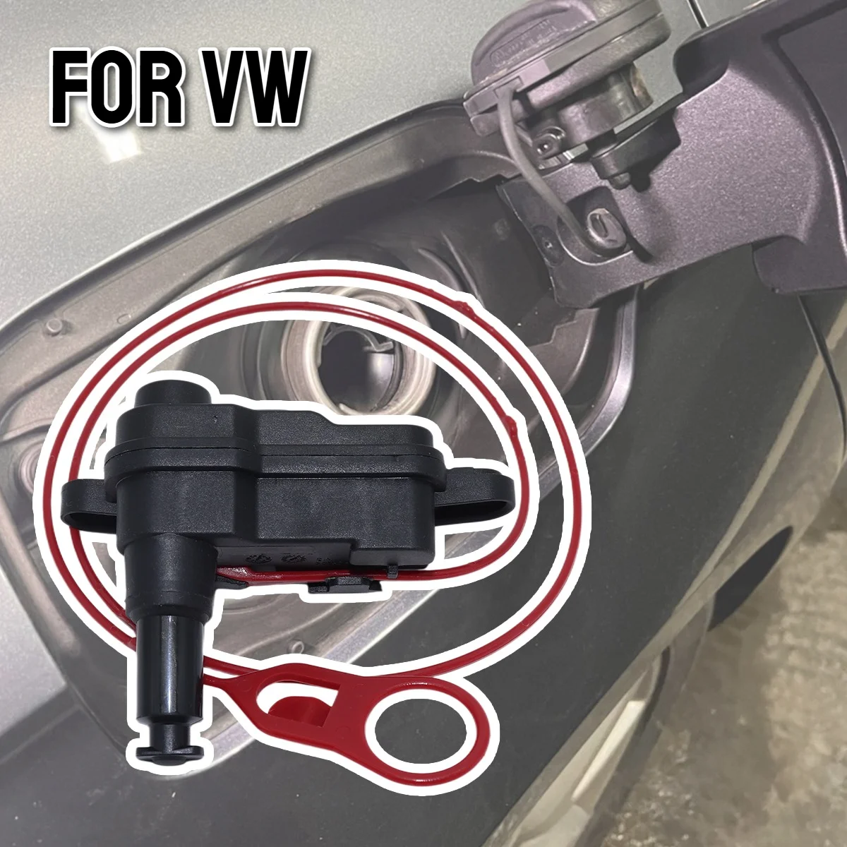 Fuel Filler Gas Cap Door Lock Actuator Enhanced Security Waterproof Motor Repair 8V0862159A For VW T-Cross Tiguan Touran Touareg