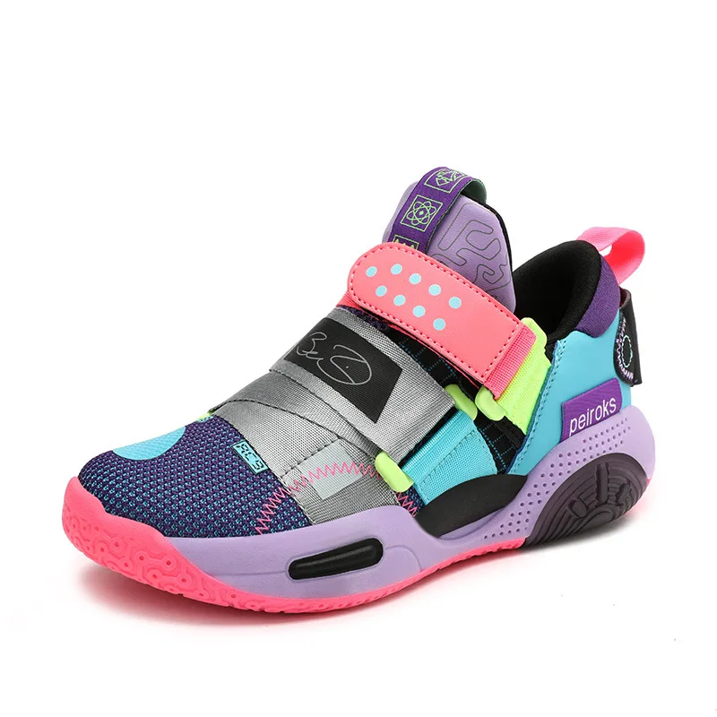 2023 New Children's Basketball Shoes For Boys Girls Non-slip Kids Sport Shoes Lightweight Outdoor Sneakers Trainers Footwear