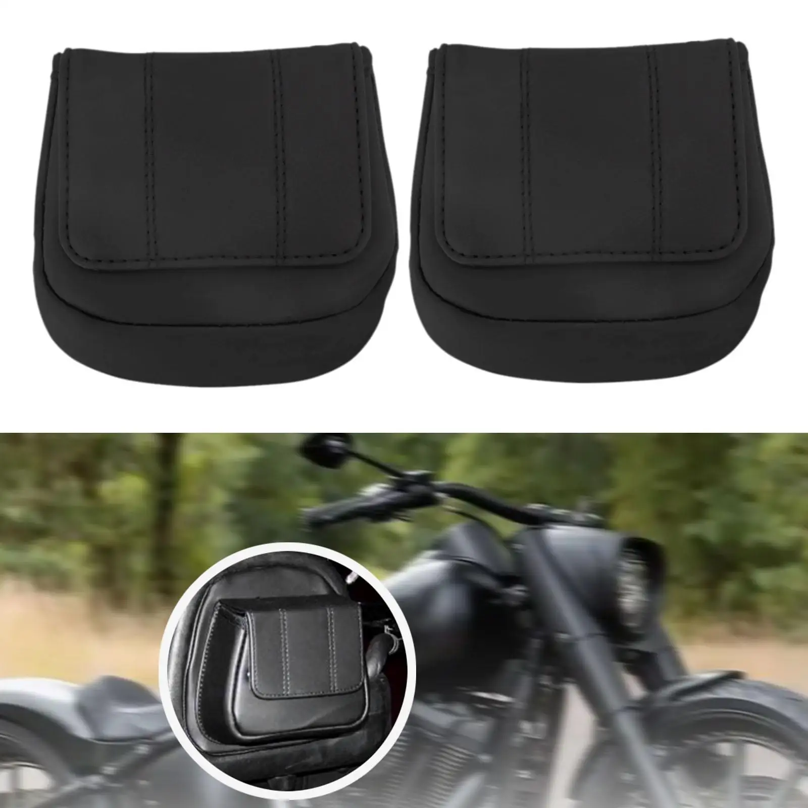 

2 Pieces Motorcycle Accessories Sturdy for Enjoying Riding Touring Road