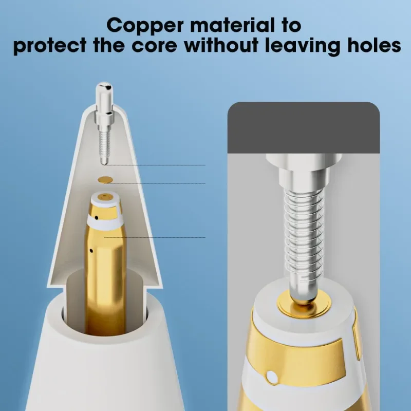 10-1Pcs Stylus Pen Core Replacement Protective Pads for Apple Pencil 1 2 Pen Tip Wear Resistant Pad for Apple Pencil Accessories