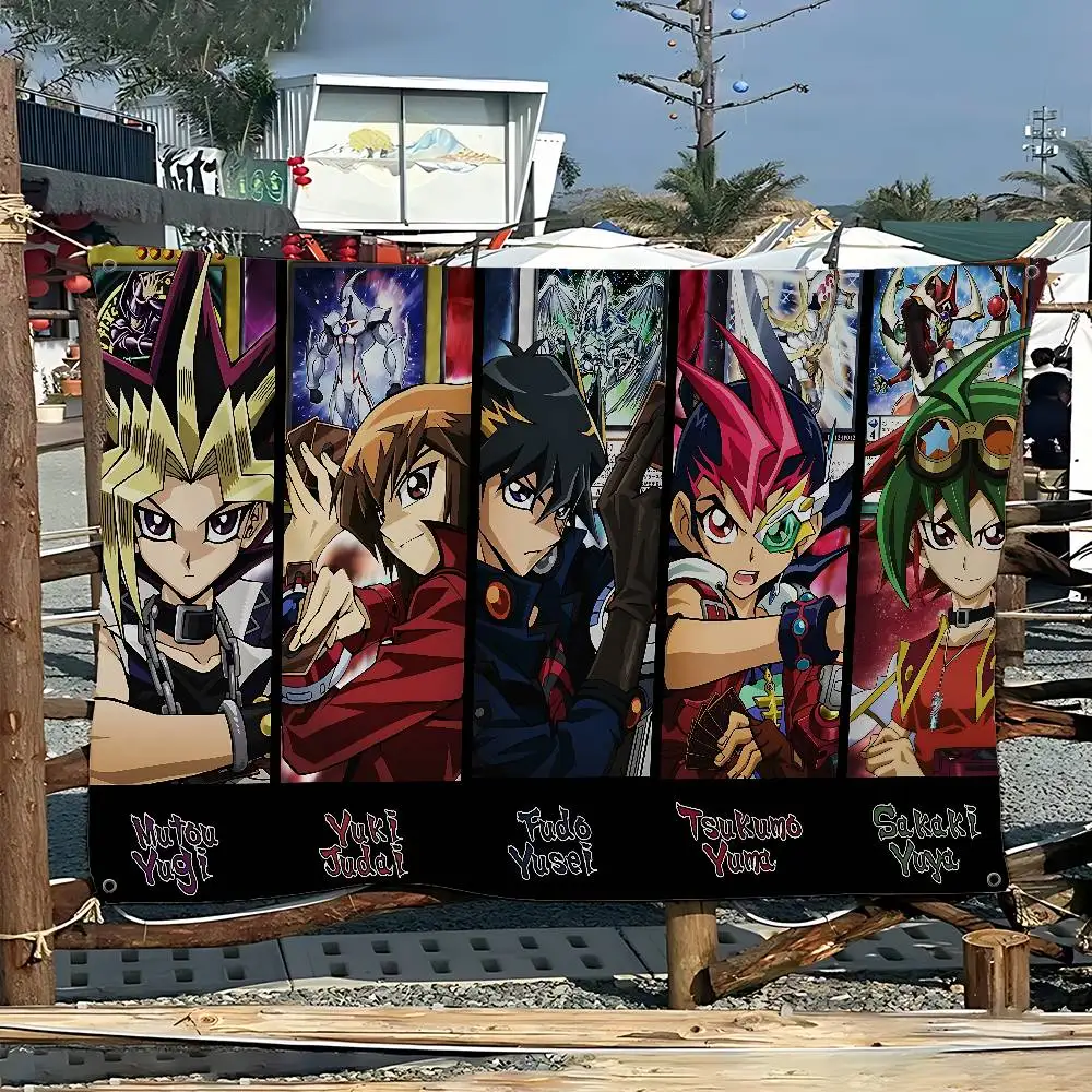 Anime YU Gi Oh Printed Large Flag Art Science Fiction Room Home Decor Decor Banner