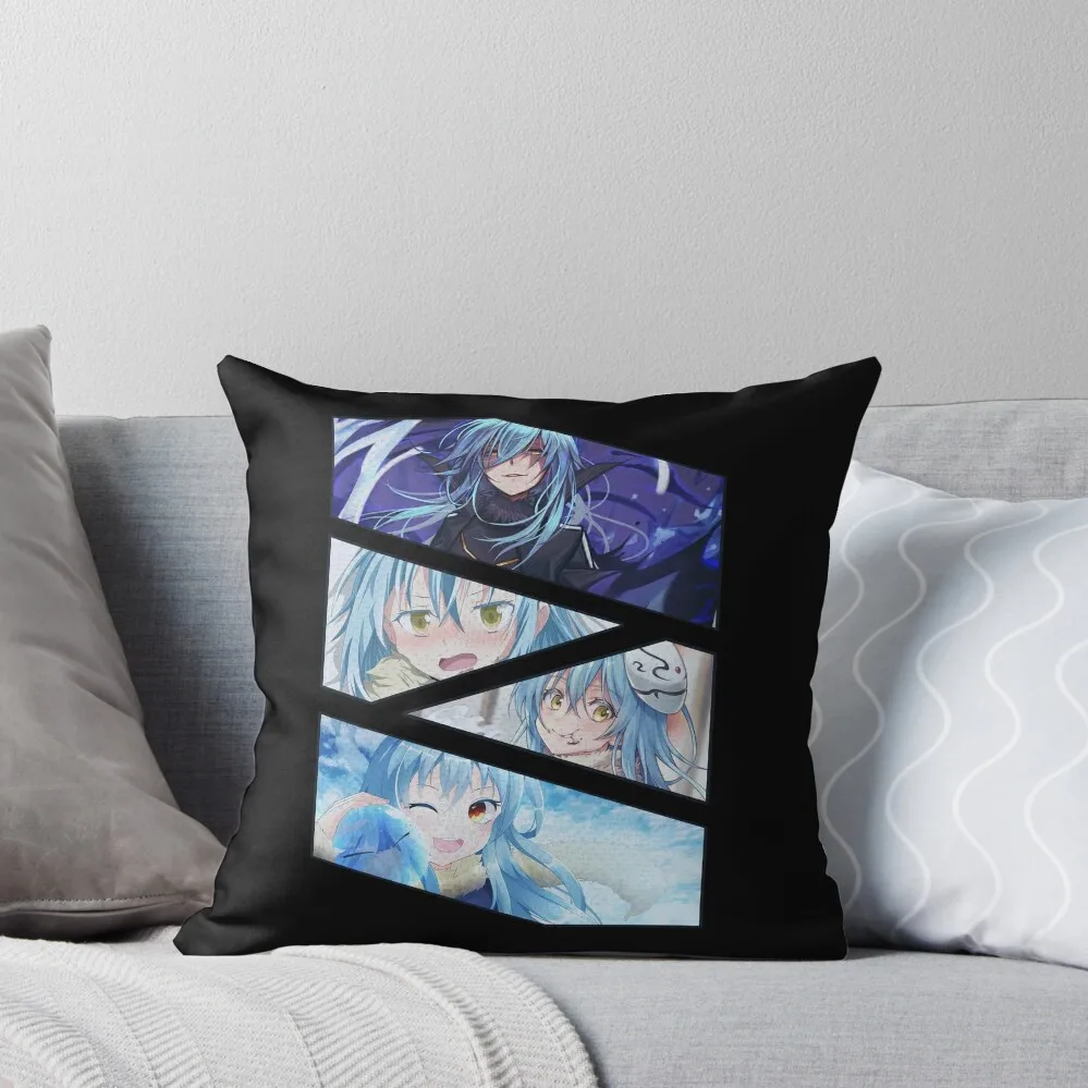 Rimuru Tempest Manga Panel Design Throw Pillow Pillowcases For Pillows Pillowcase christmas supplies Cushions Cover pillow